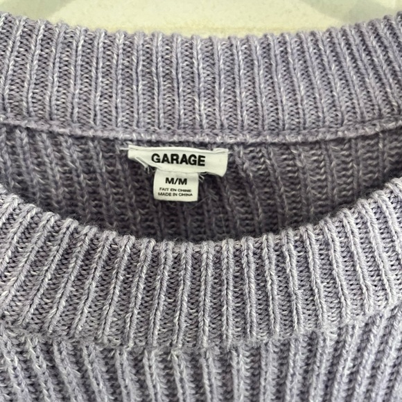 Cropped lilac sweater - Picture 2 of 3